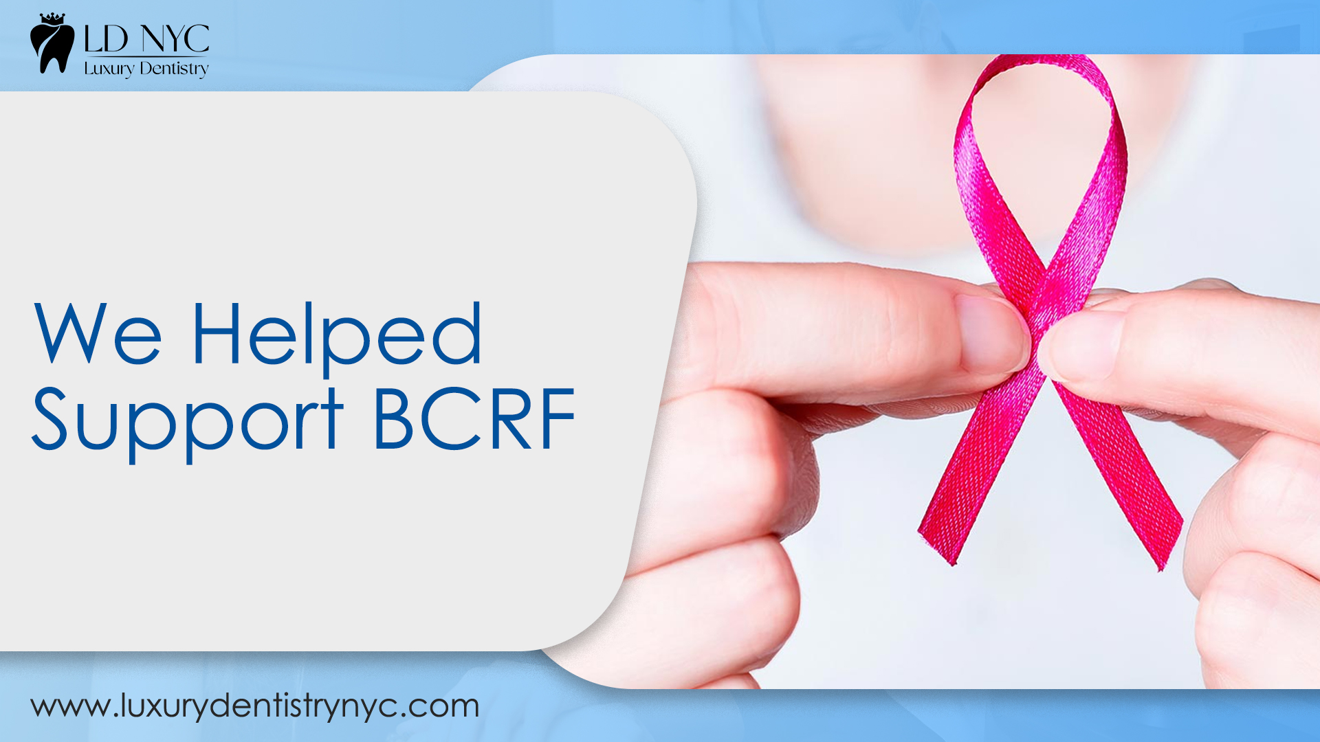 We Helped Support BCRF